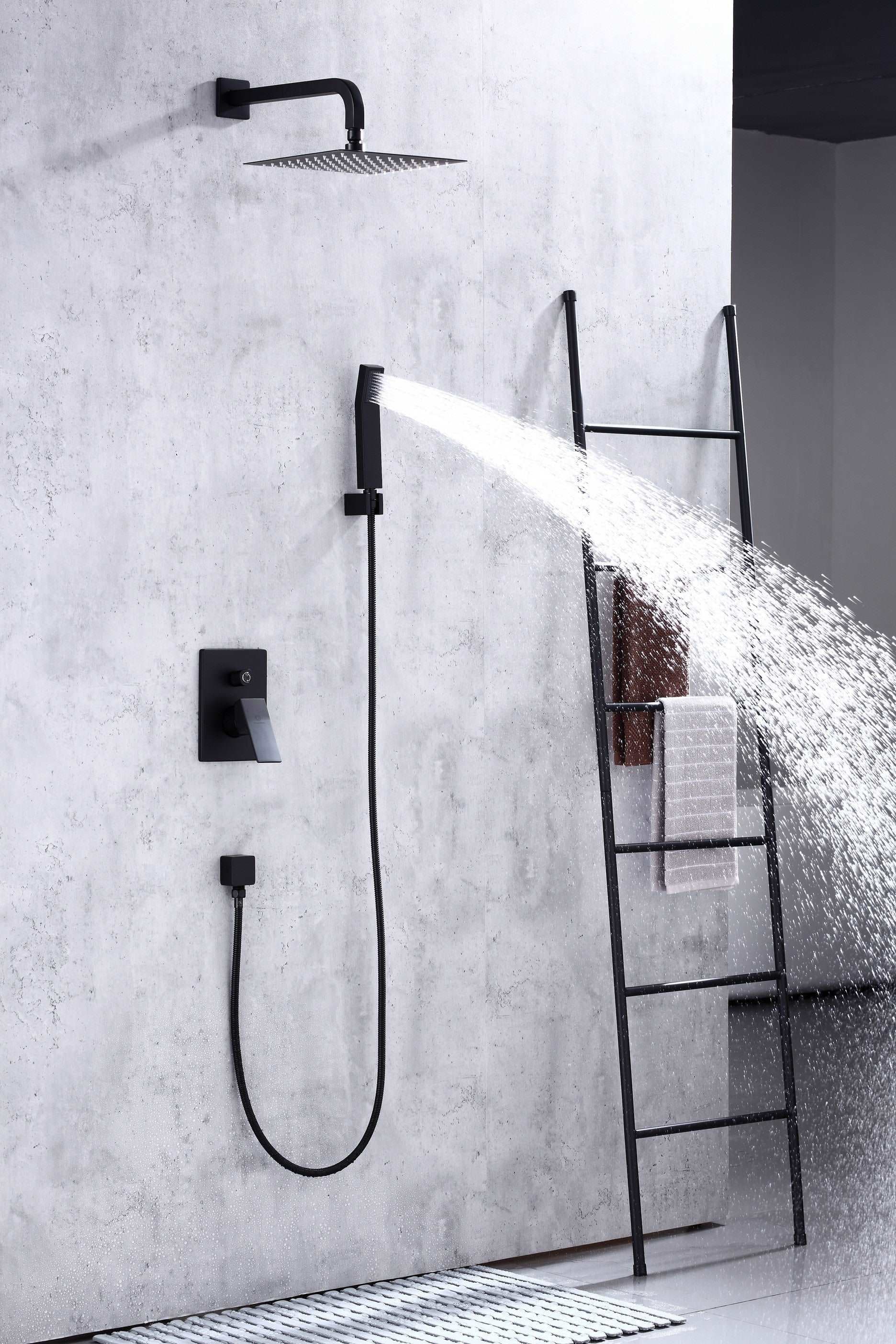 Black Bathroom Bundle (6pcs shower systems + 8pcs lavatory faucets)