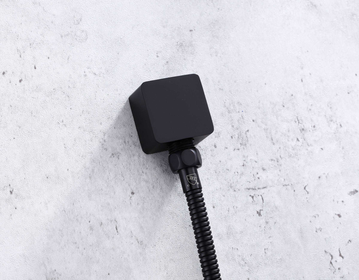 6pcs Box - Single Handle Pressure Balance Shower System - BRÜDERMAIM Rëgen- Matte Black - Lead Free Brass - cUPC Certified - Ceramic Cartridge