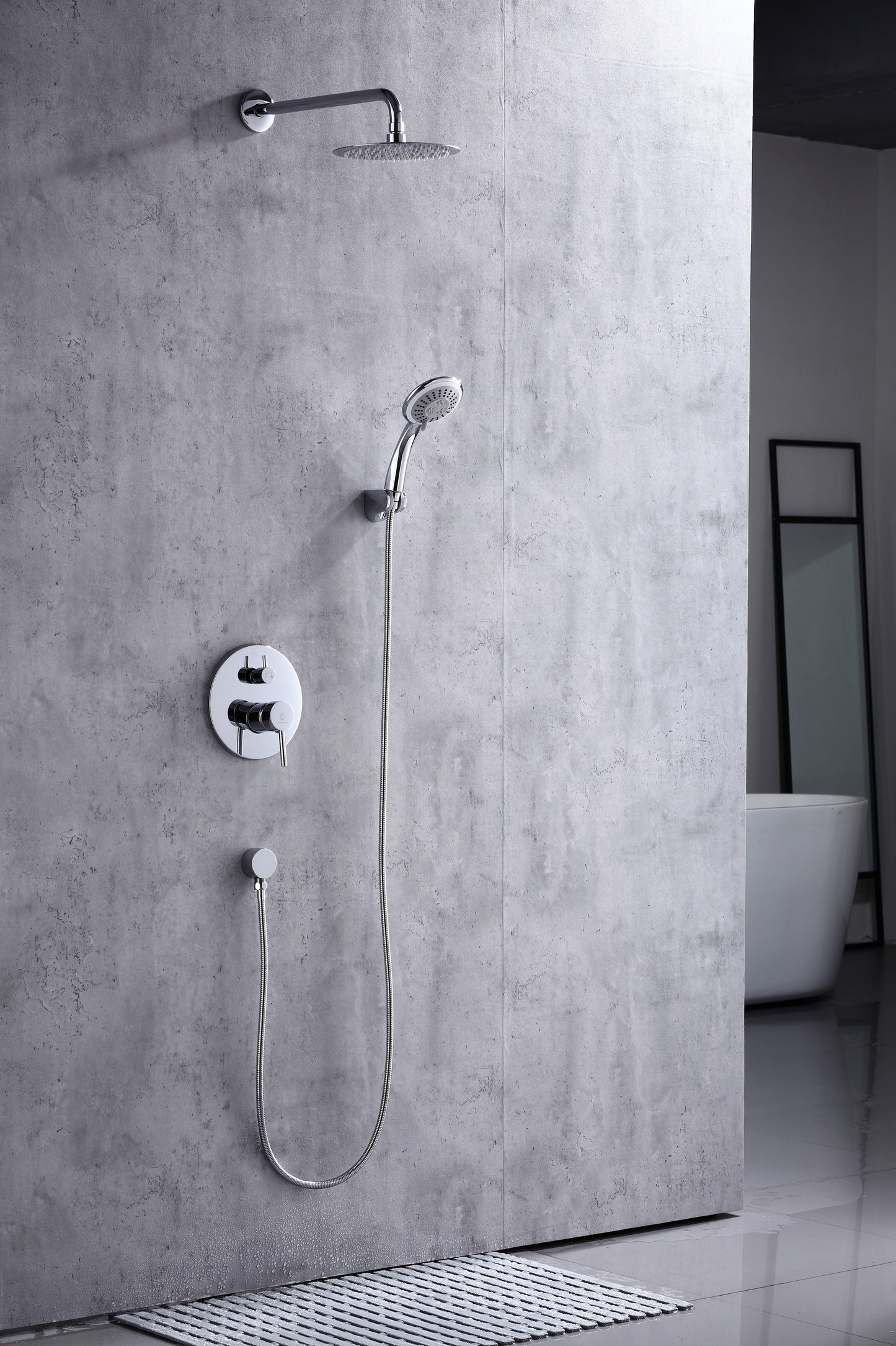 Chrome Bathroom Bundle (6pcs shower systems + 8pcs lavatory faucets).