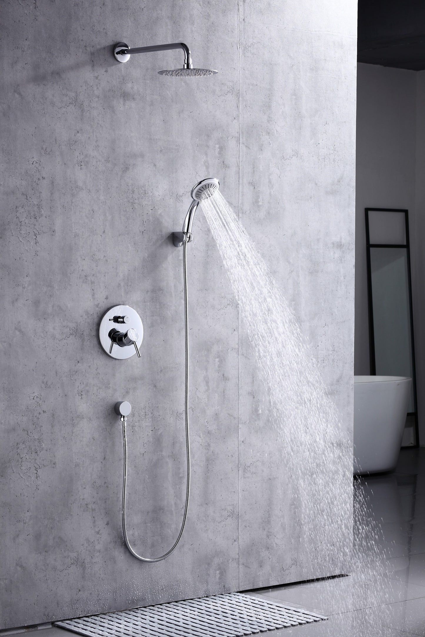 Chrome Bathroom Bundle (6pcs shower systems + 8pcs lavatory faucets).
