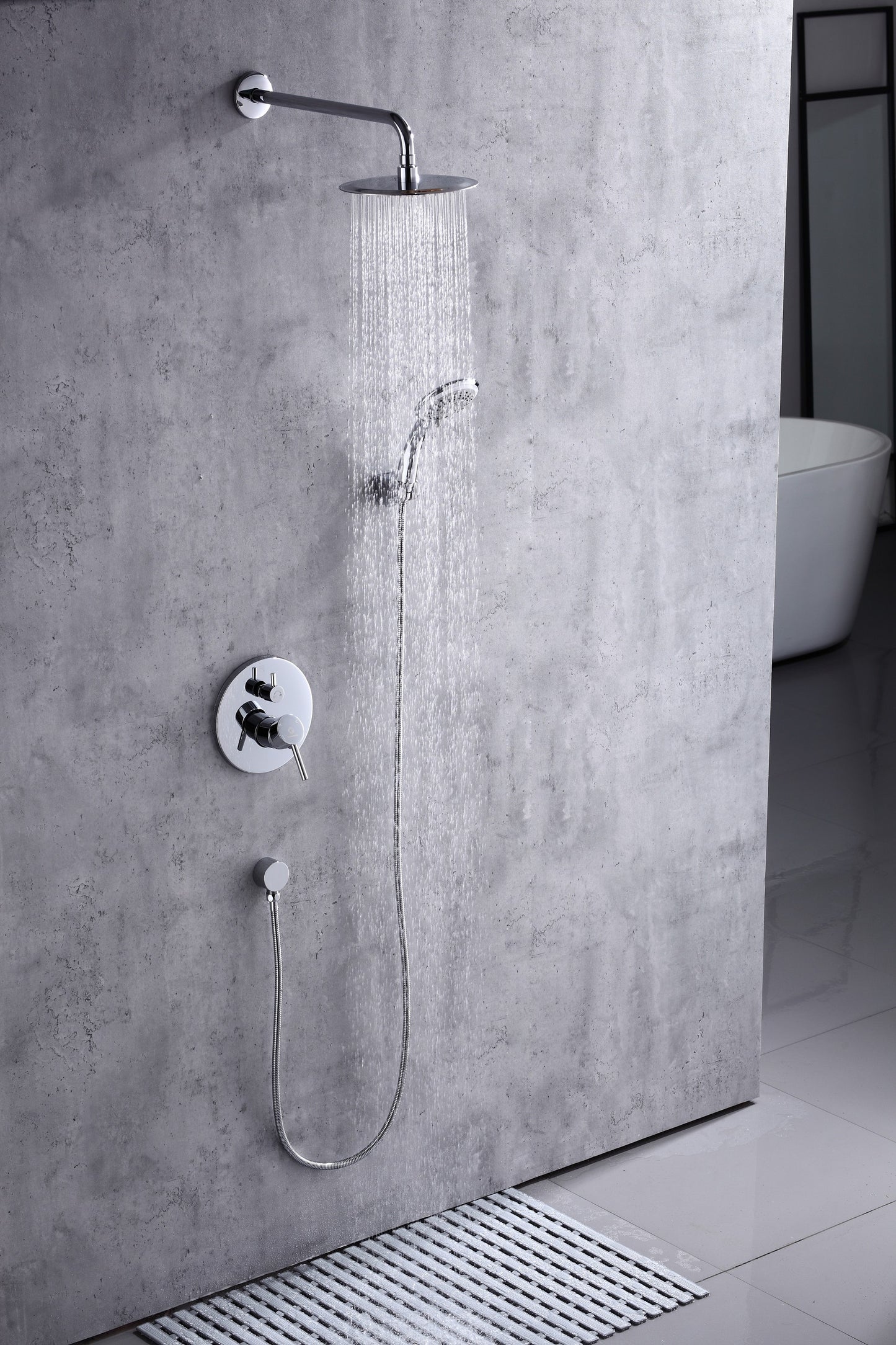 Chrome Bathroom Bundle (6pcs shower systems + 8pcs lavatory faucets).