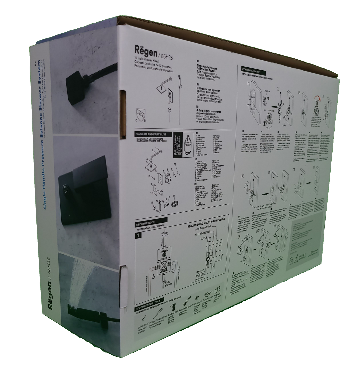 Black Bathroom Bundle (6pcs shower systems + 8pcs lavatory faucets).