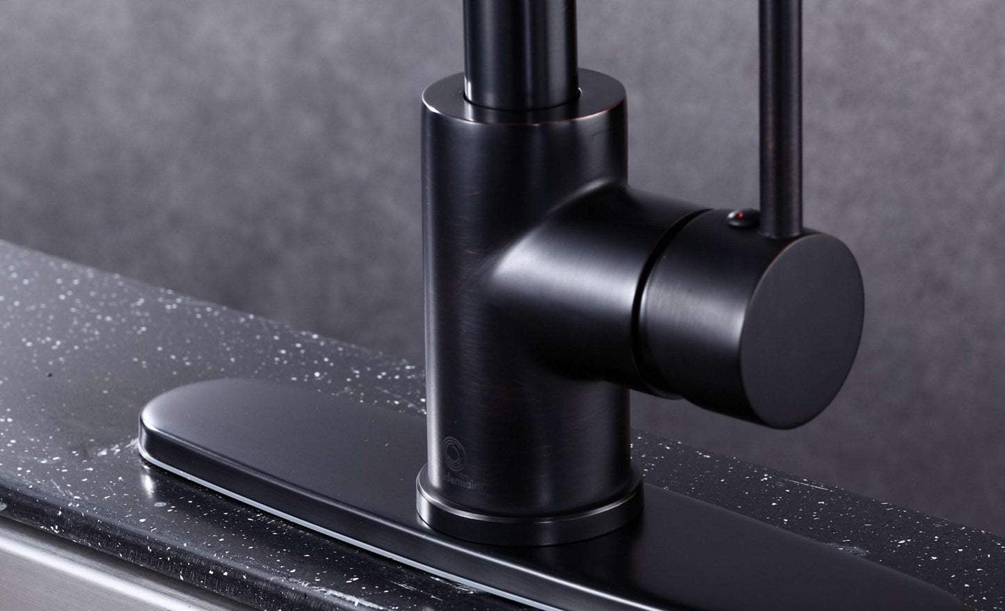 6pcs Box - Pulldown Kitchen Faucet - BRÜDERMAIM Dahsnü  - Black ORB - Lead Free Brass - cUPC Certified - Ceramic Cartridge