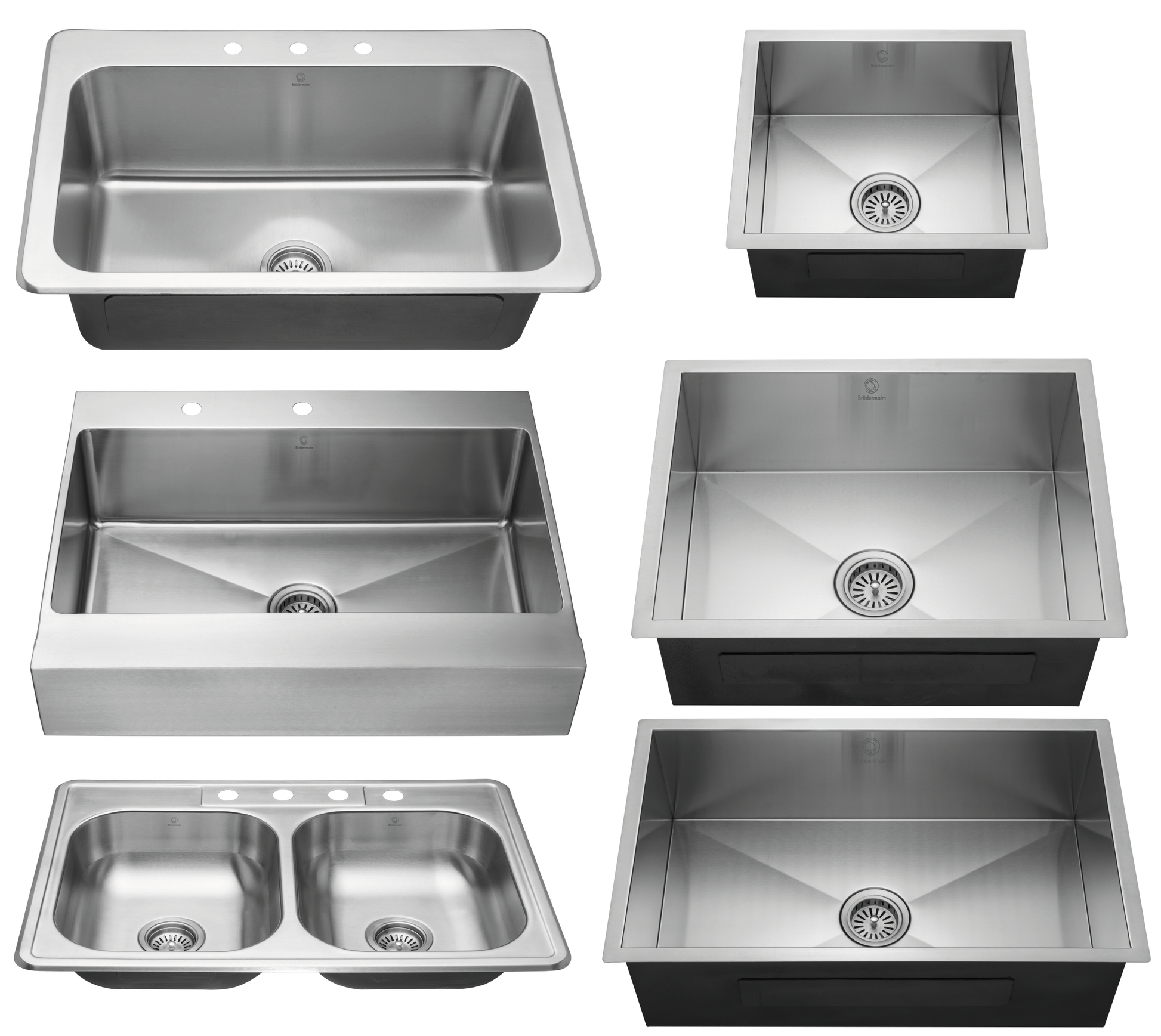Sinks Collection Bundle (6pcs).
