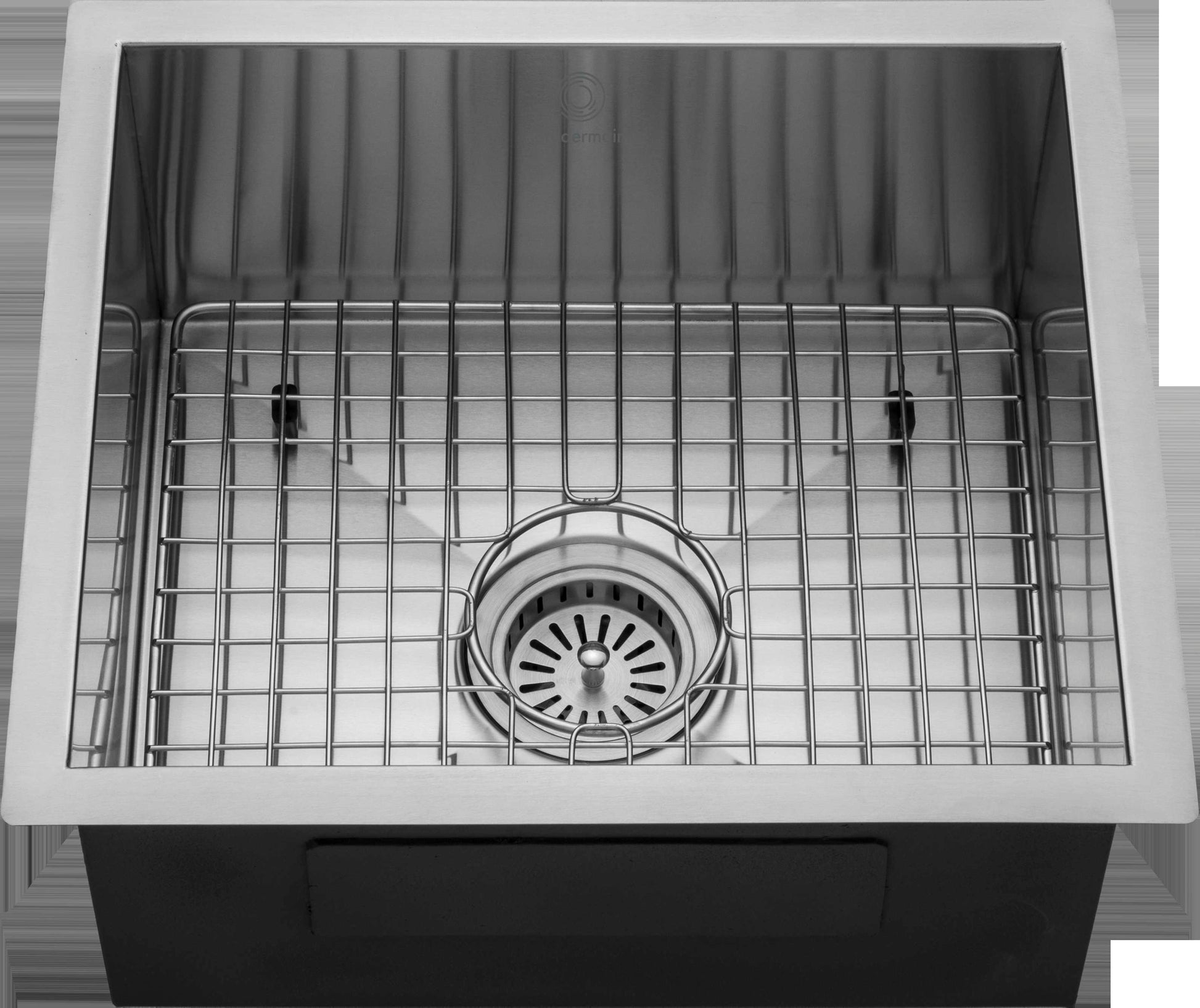 6pcs Combo  - Kitchen Sink - Stainless Steel - BRUDERMAIM 18x16x8 Inch 16 gauge Handcrafted T304 Stainless Steel Undermount Kitchen Sink Zero Radius Single Bowl