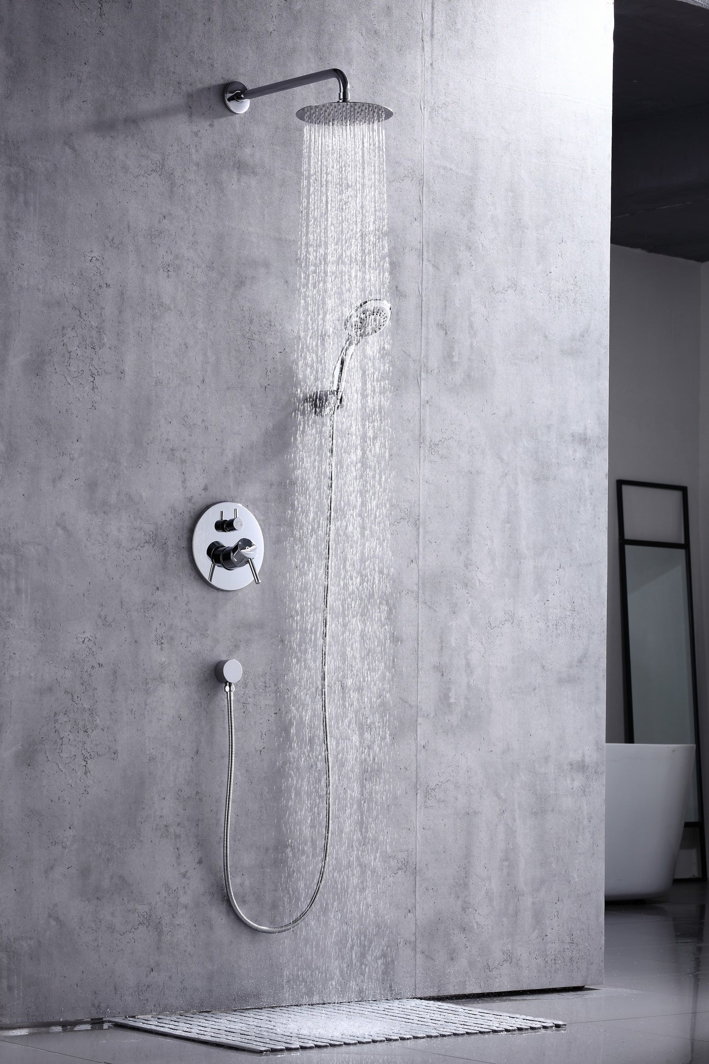 Chrome Bathroom Bundle (6pcs shower systems + 8pcs lavatory faucets).
